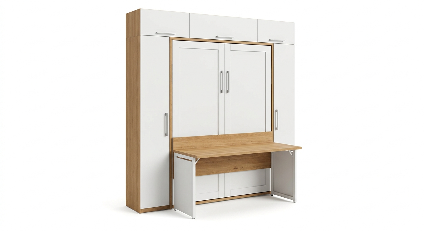 Aurello™ Convertible Wardrobe Desk System