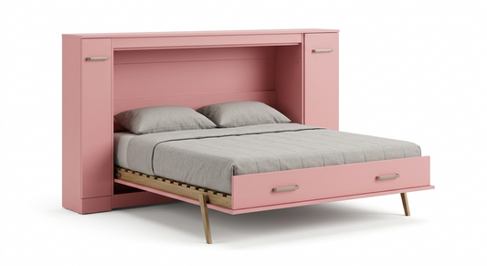 Roselle Luxe Wall Bed with Integrated Storage